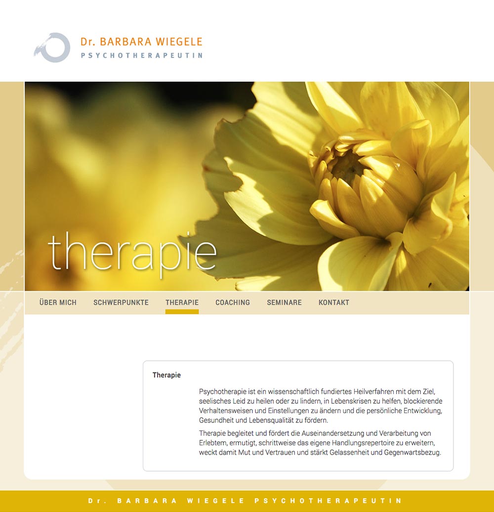 Website – Therapie
